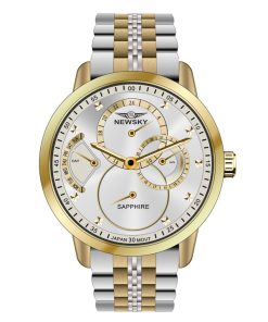 ĐỒNG HỒ NEWSKY NS6003G.S03 Nam máy quartz kính sapphire size 41mm 3ATM