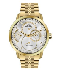 ĐỒNG HỒ NEWSKY NS6003G.S05 Nam máy quartz kính sapphire size 41mm 3ATM