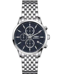 ĐỒNG HỒ NEWSKY NS6005G.S02 Nam máy quartz kính sapphire size 42mm 5ATM