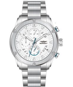 ĐỒNG HỒ NEWSKY NS6007G.S01 Nam máy quartz Kính sapphire size 44mm 5ATM