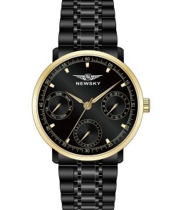 ĐỒNG HỒ NEWSKY NS6501G.S02 nam máy quartz kính sapphire size 42mm 3ATM