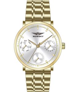 ĐỒNG HỒ NEWSKY NS6501G.S04 nam máy quartz kính sapphire size 42mm 3ATM