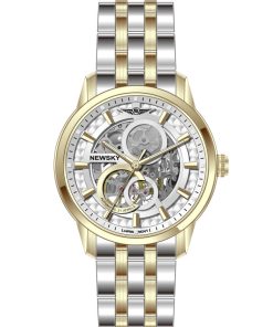 ĐỒNG HỒ NEWSKY NS8001G.S02 Nam máy automatic Kính sapphire Size 41mm 5ATM